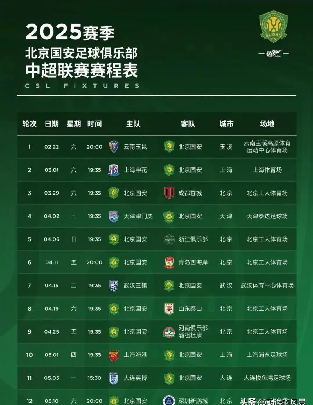 国安主场击败鲁能，继续保持不败战绩