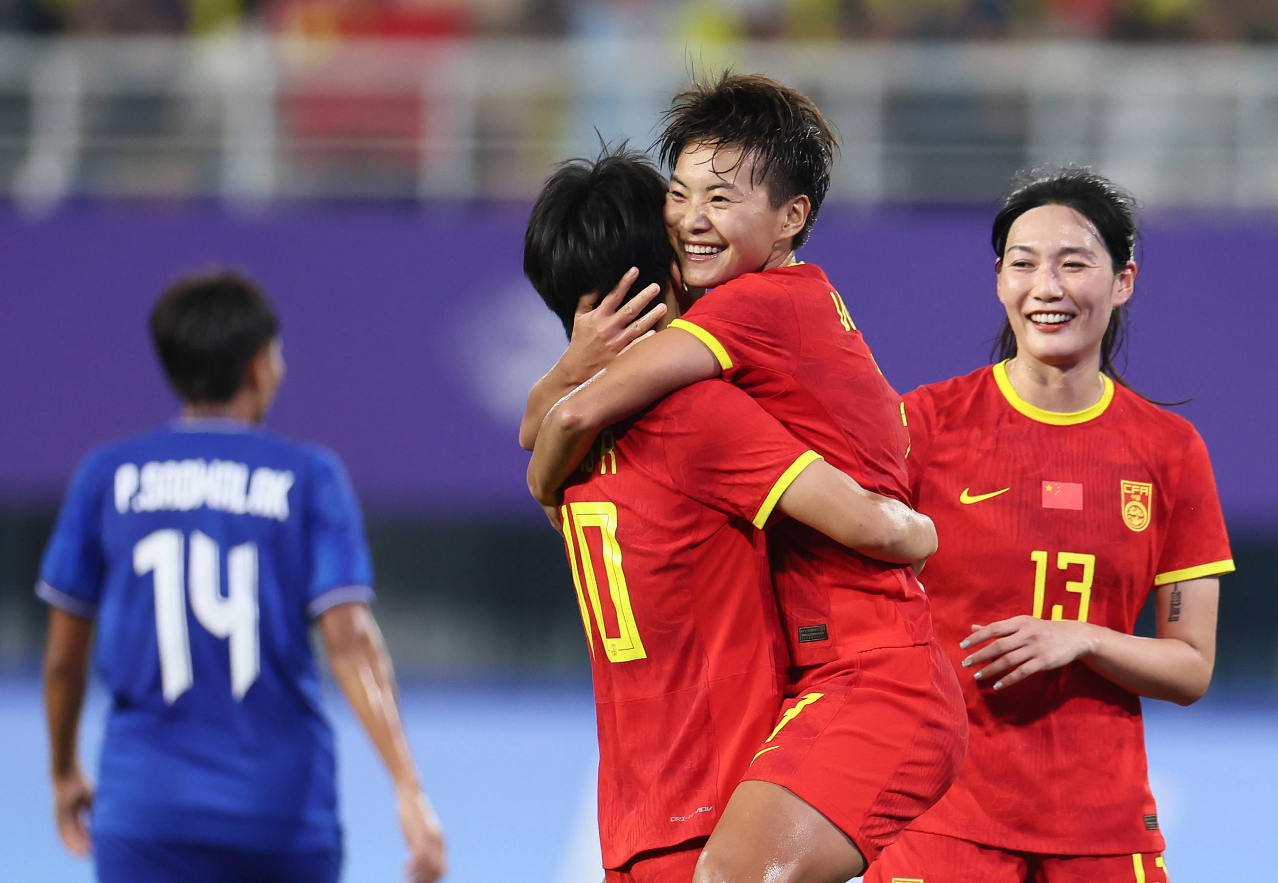 亚洲女足友谊赛中国队再夺一场胜利